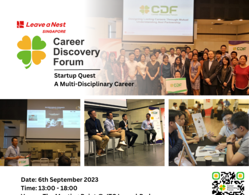 Career Discovery Forum | Singapore 2023 | Startup Quest, A Multidisciplinary Career